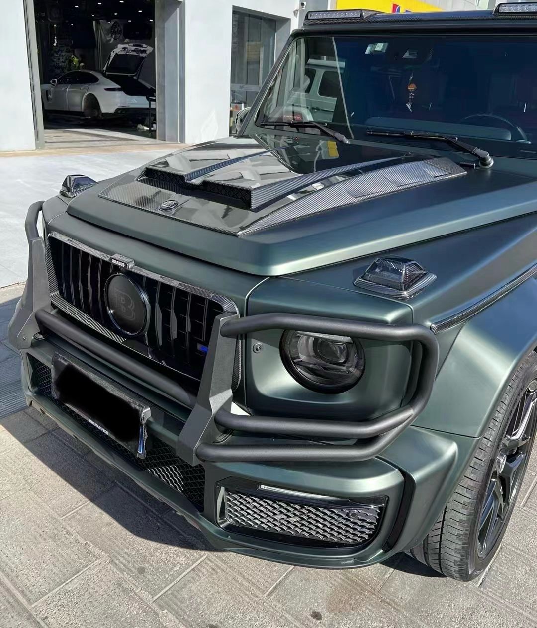 Orurowanie Mercedes G-klasa W463A W464 2018-2024 do zderzaka Brabus